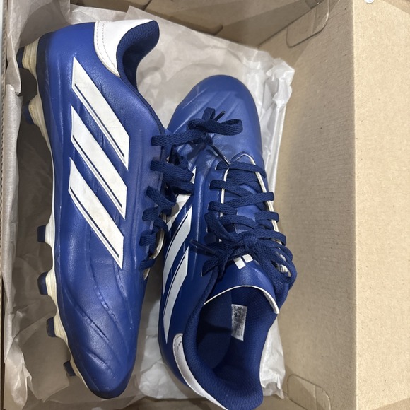 Adidas Copa Pure 2.4 FxG J Soccer Blue Futbol Cleats Women's 6 - Picture 1 of 3